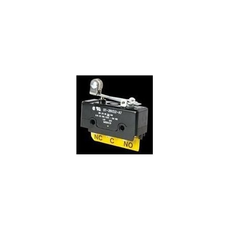 Honeywell Snap Acting/Limit Switch, Dpdt, Momentary, 0.3A, 125Vdc, 3.43Mm, Screw Terminal, Wide Sintered DT-2RV212-A7